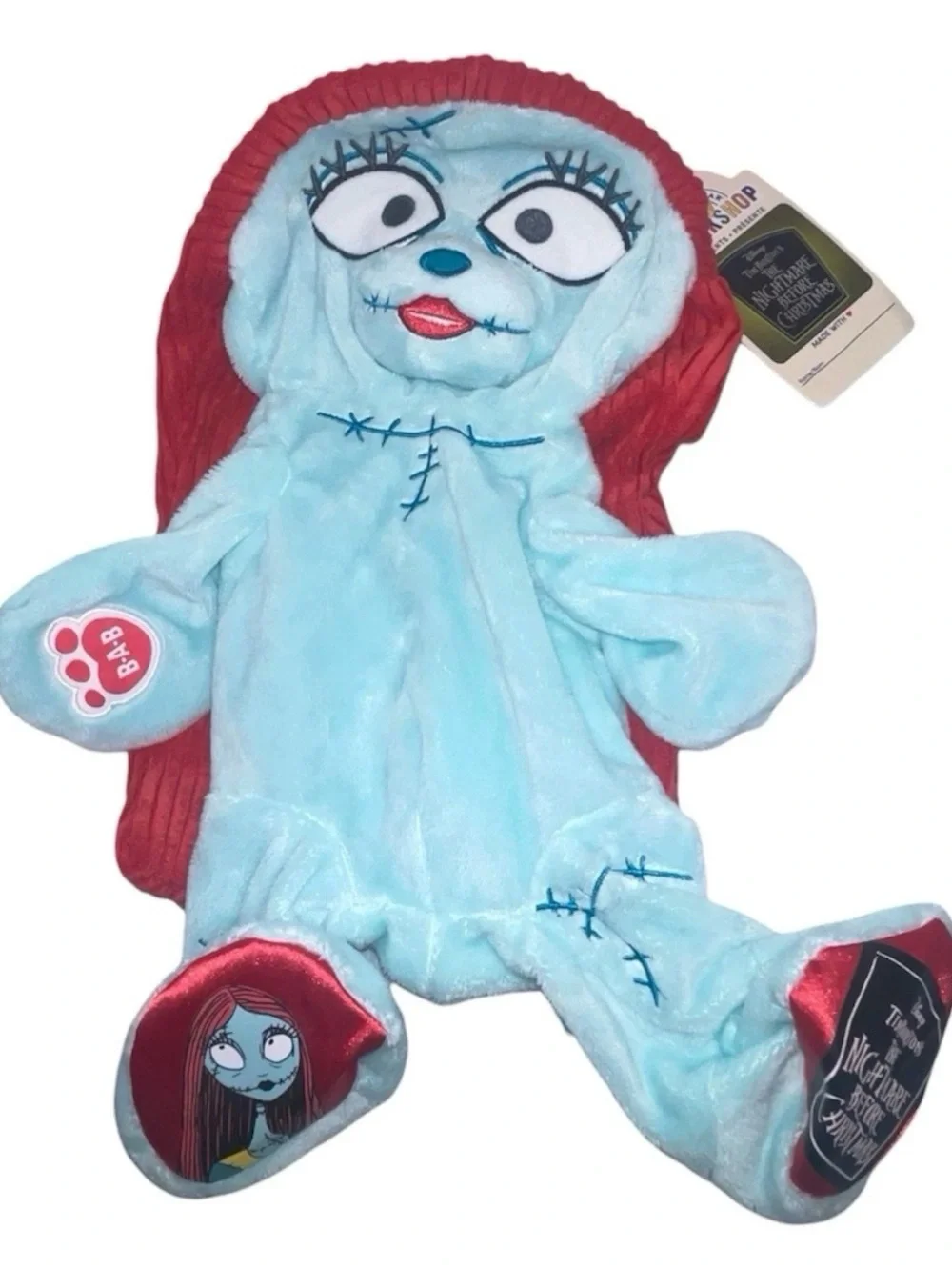 Sally Nightmare Before Christmas Build-a-Bear BAB Plush Unstuffed w/ Tags 2019